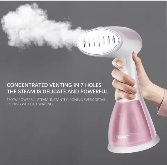 Handheld Garment Steamer – 1500W Portable Fabric Steam Iron مكواة بخار محمولة لليد – جهاز كي الملابس بالبخار 1500 واط